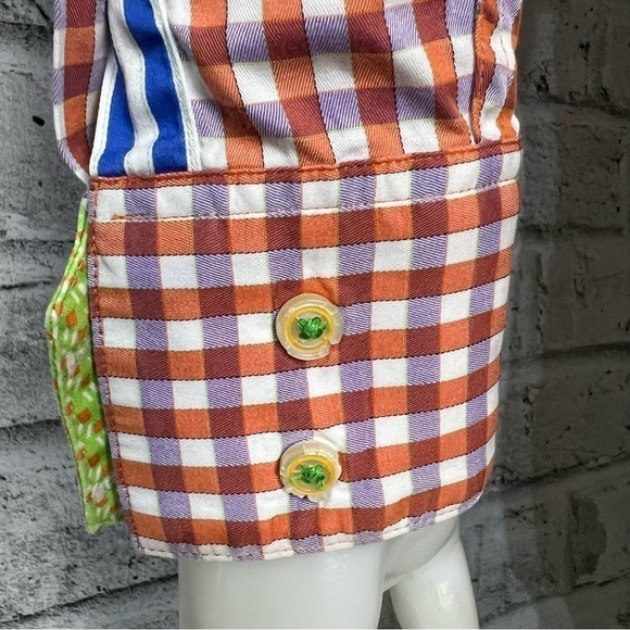 Robert Graham X Flip Cuff Checked Gingham Button Down Shirt - Picture 11 of 11